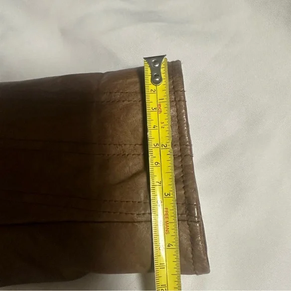 Juliano Celini Chic Brown Leather Jacket for Women size LG - Picture 12 of 16